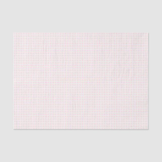 Papier Mousseline HAMbyWG - Ruban cadeau - Coeurs roses de pêche (Recto)