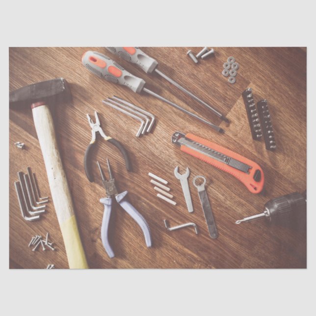 Papier Mousseline handyman outils papier de tissu (Recto)