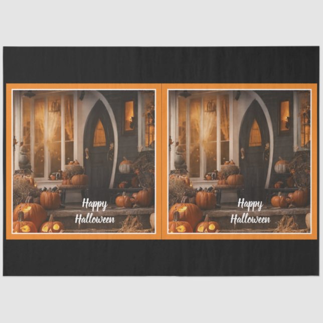 Papier Mousseline Happy Halloween Home Collection (Recto)