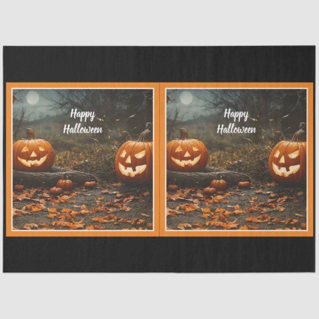Papier Mousseline Happy Halloween Night Collection (Recto)