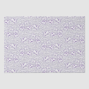 Papier Mousseline Hares lapins lapins lapins Motif Violet blanc