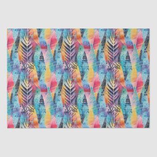 Papier Mousseline Harmonie de fusion : Aquarelle colorée Batik Shibo