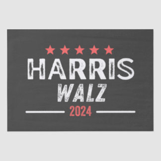 Papier Mousseline Harris Walz 2024, kamala harris président, Walz VP