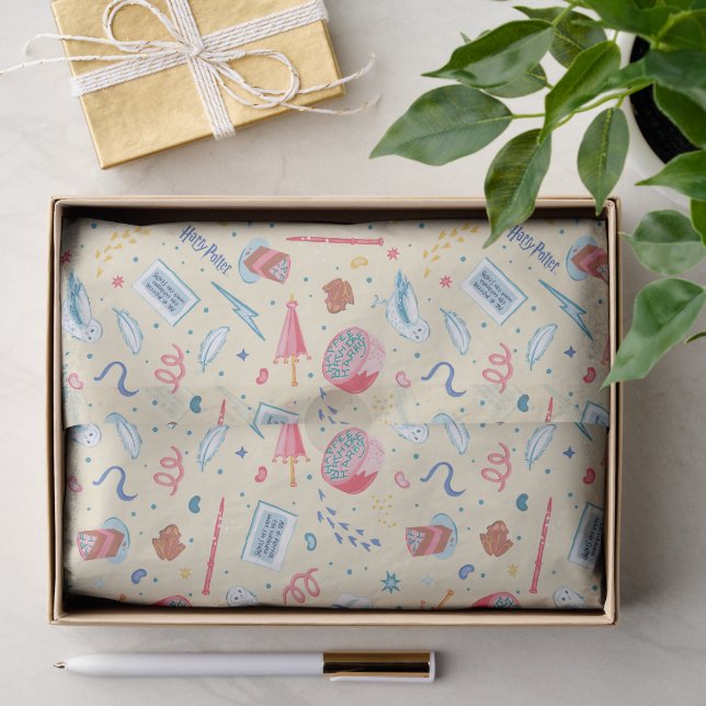 Papier Mousseline HARRY POTTER™ Motif de fête d'anniversaire (Cadeau)