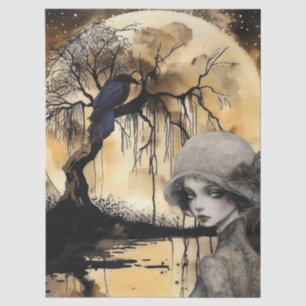 Papier Mousseline Hauning Imaginaire levain gothique et fille victor