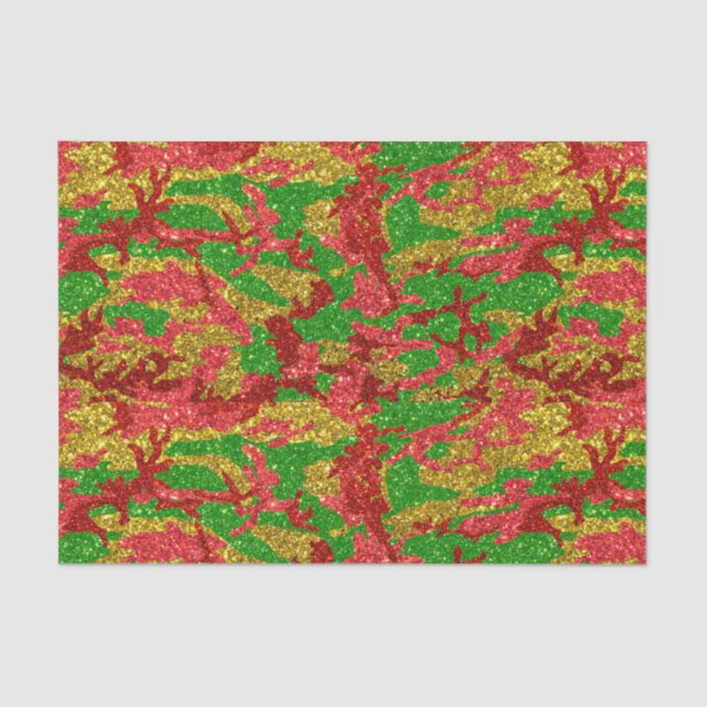Papier Mousseline Haus De Camo Gold Motif (Recto)