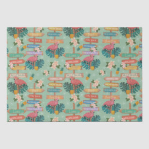 Papier Mousseline Hawaii caché