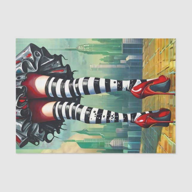 Papier Mousseline Heather Heels Witch (Recto)