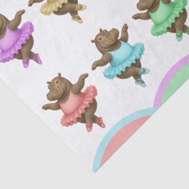 Papier Mousseline Helene circus hippo (Détail)