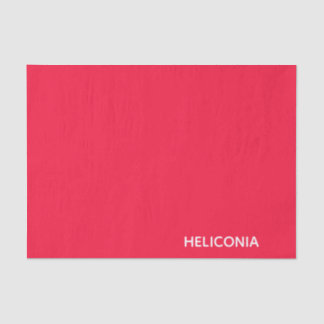 Papier Mousseline Heliconia red color