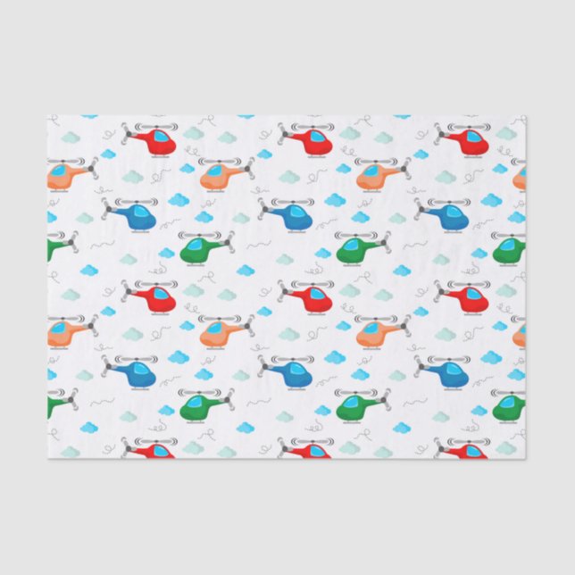 Papier Mousseline Helicopter (Recto)