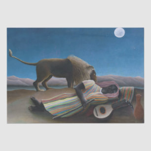 Papier Mousseline Henri Rousseau - Les Tziganes qui dorment
