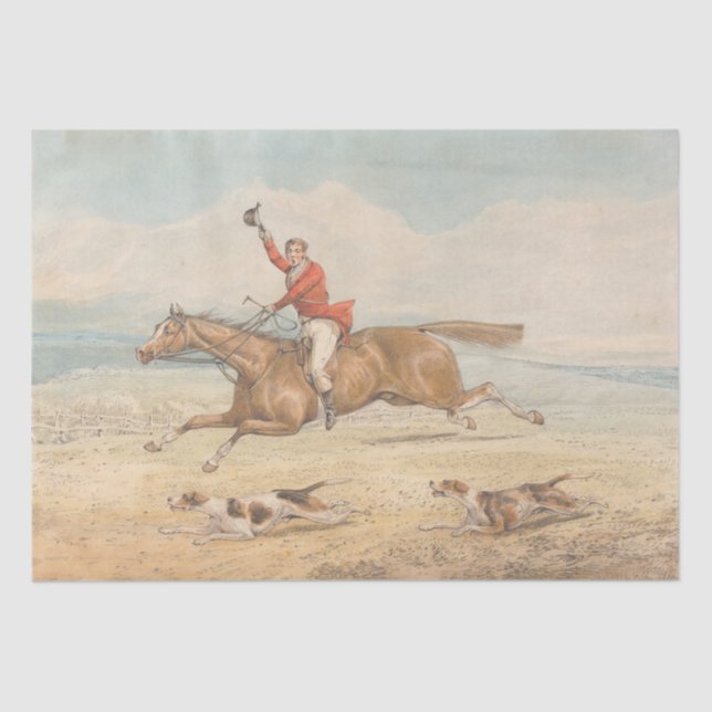 Papier Mousseline Henry Alken | A Whipper-In (Recto)