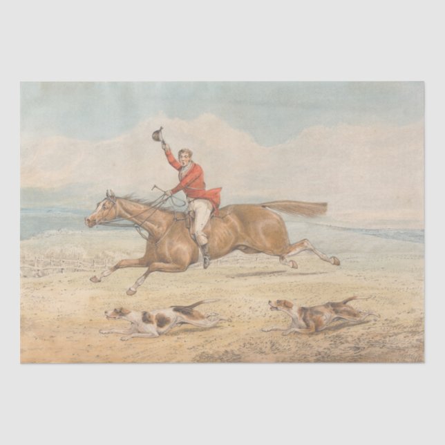 Papier Mousseline Henry Alken | Un piqueur (Recto)