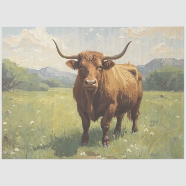 Papier Mousseline Highland Magesty (Recto)