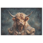 Highlander Viking Warrior Bull - Découpage -