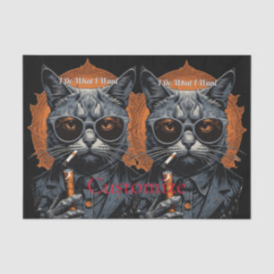 Papier Mousseline Hip Cat cool Thunder_Cove