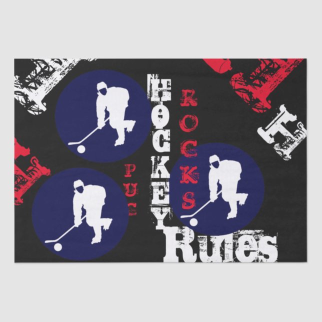 PAPIER MOUSSELINE HOCKEY (Recto)