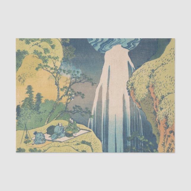 Papier Mousseline Hokusai Amida Cascade Japon (Recto)