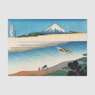 Papier Mousseline Hokusai - rivière Tama dans la province de Musashi