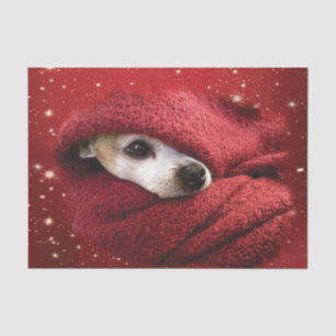 Papier Mousseline Holiday Chihuahua