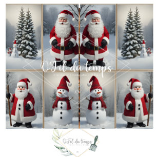 Papier Mousseline Holiday classic collection decoupage v2