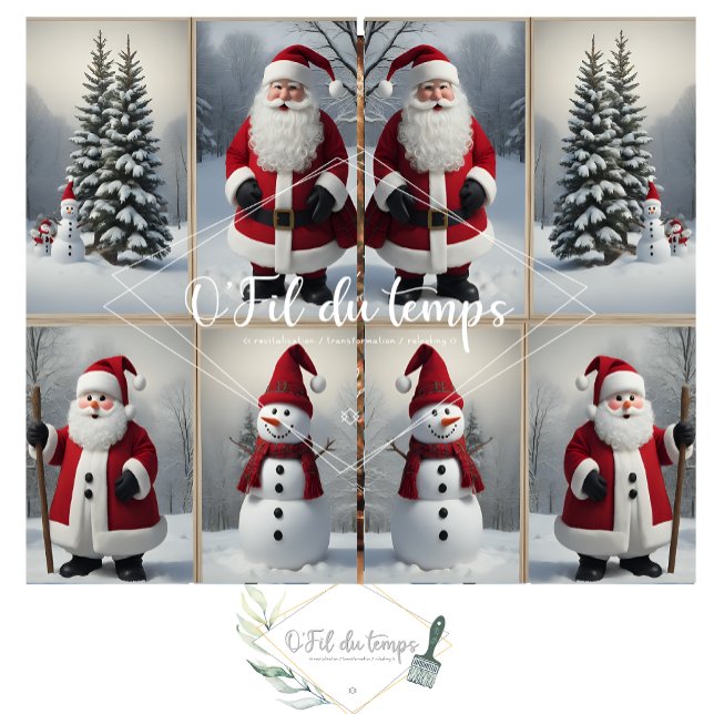 Papier Mousseline Holiday classic collection decoupage v2 (Créateur téléchargé)