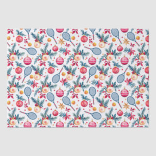 Papier Mousseline Holiday Love-Love-Love tennis Noël,