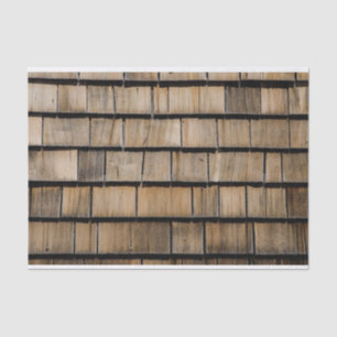 Papier Mousseline Holzschindeln