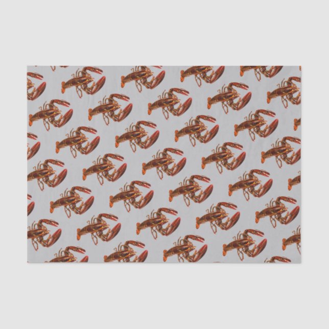 Papier Mousseline Homard (Recto)