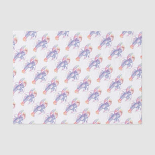 Papier Mousseline Homard multicolore lumineux