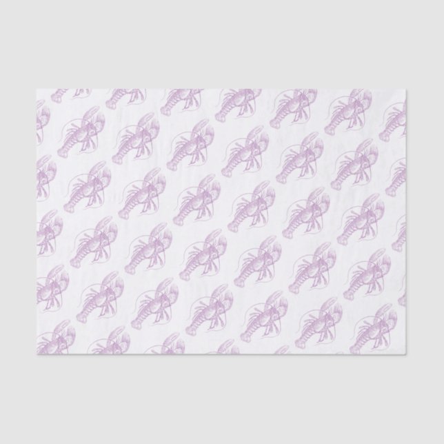 Papier Mousseline Homard pourpre (Recto)