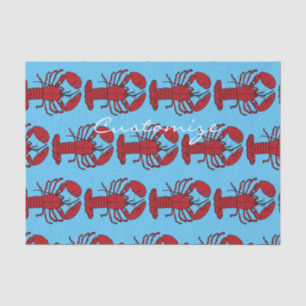 Papier Mousseline Homard rouge Thunder_Cove du Maine
