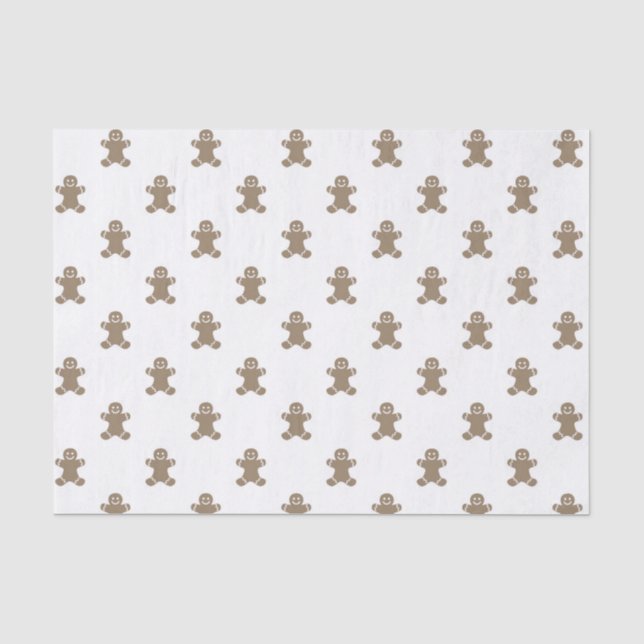 Papier Mousseline Hommes en pain d'épices (Recto)