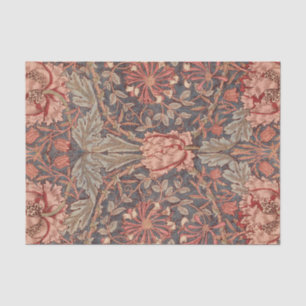 Papier Mousseline Honeysuckle, modèle floral de William Morris