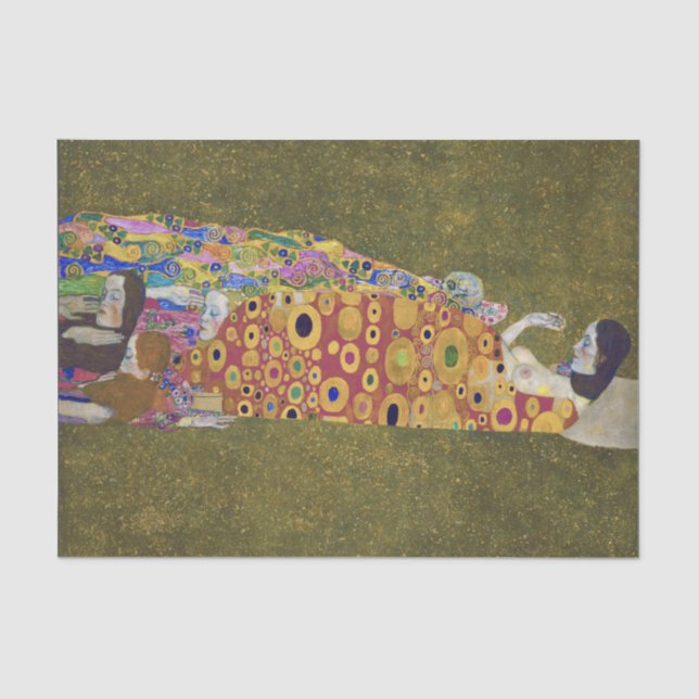 Papier Mousseline Hope, Gustav Klimt (Recto)