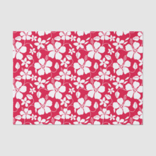 PAPIER MOUSSELINE HULA HAÏIENNE (HIBISCUS) ROUGE