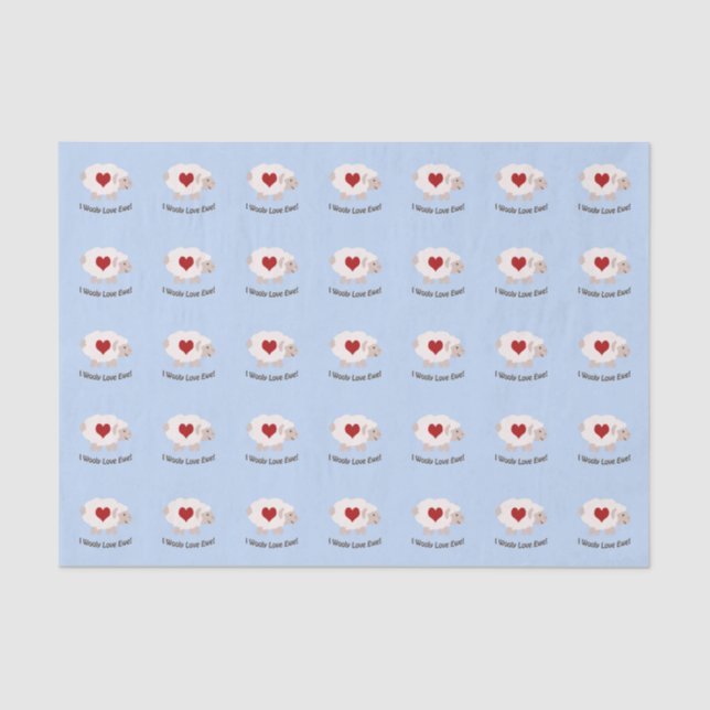 Papier Mousseline I Woolly Love Ewe (Recto)