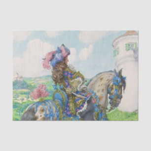 Papier Mousseline "Il vient un Gentleman" par Heinrich Lefler