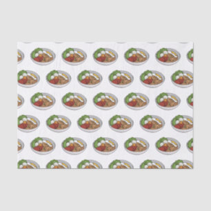 Papier Mousseline Illustration de dessin sur les nouilles