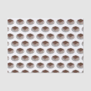 Papier Mousseline Illustration de gâteau de Tiramisu