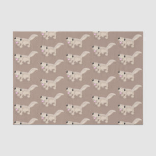 Papier Mousseline Illustration de gecko tan tan mignon