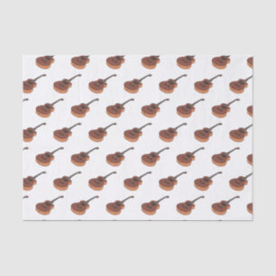 Papier Mousseline Illustration de guitare acoustique