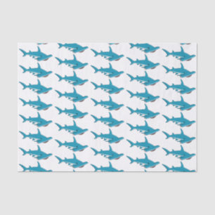 Papier Mousseline Illustration de requin marteau