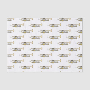 Papier Mousseline Illustration de trompette