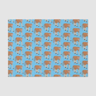 Papier Mousseline Illustration drôle de singe proboscis