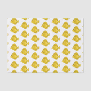 Papier Mousseline Illustration du poisson-tang jaune