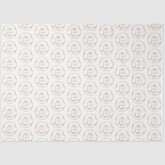 Papier Mousseline Illustration Gold de la boîte cadeau