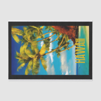 Papier Mousseline Illustration magnifique de Voyage à Hawaii