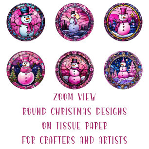 Papier Mousseline Image de Noël do-it-yourself Découpage